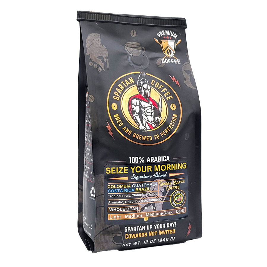 Spartan Coffee Signature Blend Seize Your Morning Coffee 100% Arabica Medium Roast Boston, MA