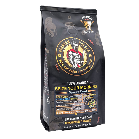 Spartan Coffee Signature Blend Seize Your Morning Coffee 100% Arabica Medium Roast Boston, MA