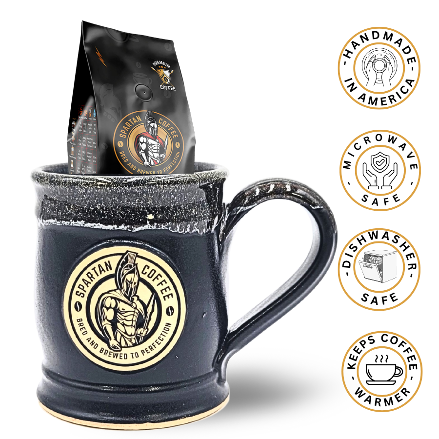 Spartan Shield Warrior Coffee Mug