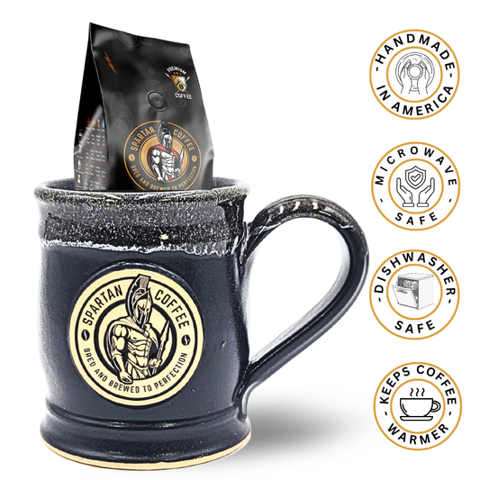 Spartan Shield Warrior Coffee Mug